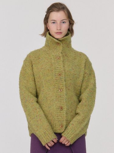 Monica Highneck Cardigan (Green) - sienne - Modalova