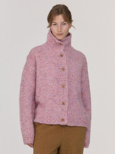 Car] Monica Highneck Cardigan (Pink) - sienne - Modalova