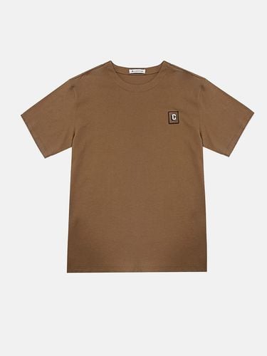 Basic Wappen Semi Over T - Shirt BROWN - COMSPACE1980 - Modalova