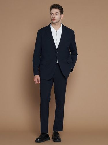 M - 5XL] Soft Single Set-up Blazer_Navy - COMSPACE1980 - Modalova