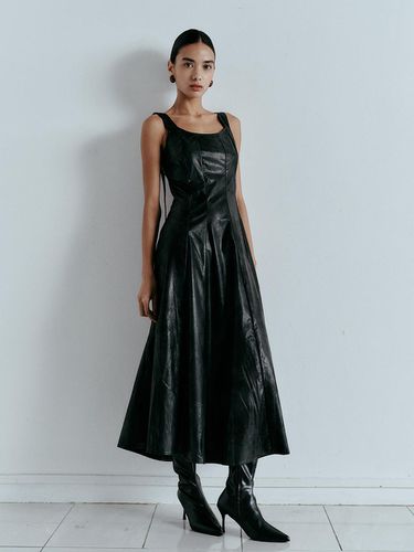 IT_Romantic leather dress_BLACK - itte - Modalova