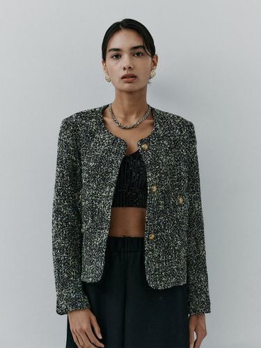 IT_Gold buttons tweed jacket - itte - Modalova