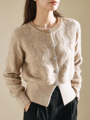 Viscose Pearl Beading Knitwear Cardigan_4color JFF - JUARR - Modalova