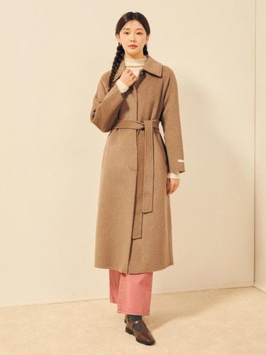 Cashmere Back Flap Single Long Coat GPBA0CTJ11 - JJ JIGOTT - Modalova