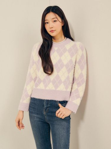 Hair Ornament Cropped Pullover Knit GPCP1PO931 - JJ JIGOTT - Modalova