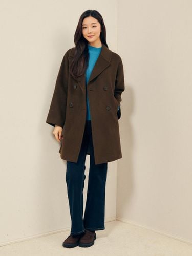 Cashmere wide collar double coat GPBA0CTR41 - JJ JIGOTT - Modalova