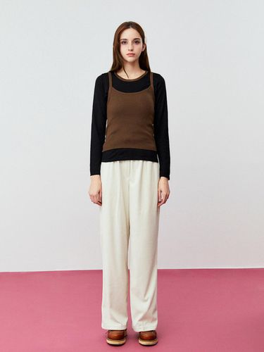 Corduroy String Pants (IVORY) - koolkitten - Modalova