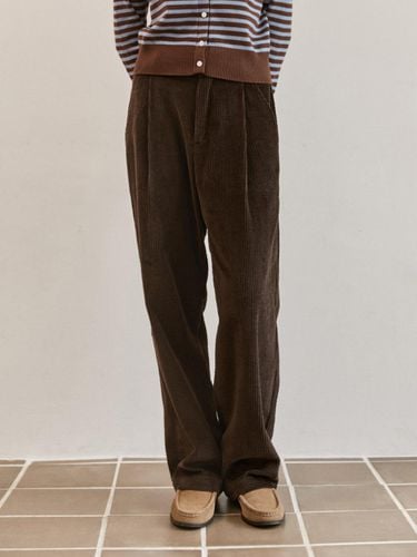 Dania Corduroy pintuck pants () - lesatelier - Modalova