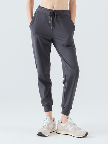 Hip-line Jogging Pants Charcoal Gray Charcoal Gray - PARSLEY - Modalova