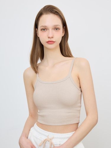 Zeke cropped top beige Beige - PARSLEY - Modalova