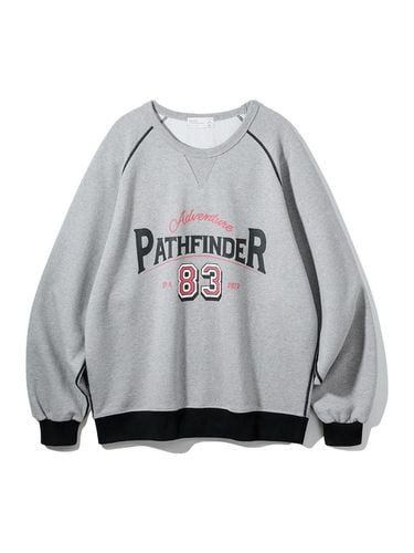 Pathfinder Raglan Sweatshirt BK5982_Melange - BAKKEN - Modalova