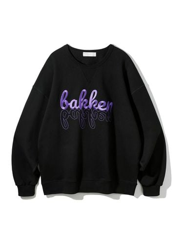 Lettering Sweat Shirt BK5988_Black - BAKKEN - Modalova