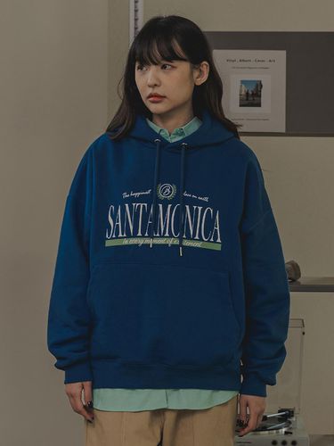 Santa Monica Hoodie BK6984_Cobalt Blue - BAKKEN - Modalova