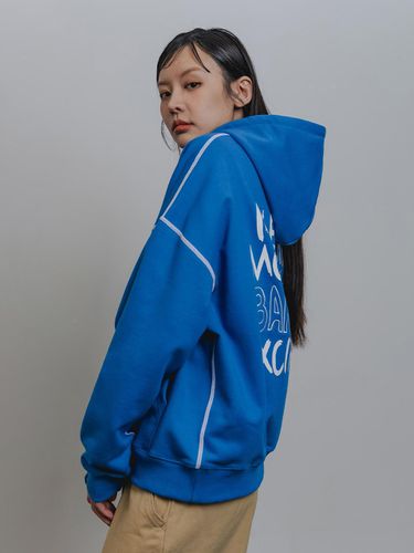 Every Moment Hoodie BK6982_Blue - BAKKEN - Modalova