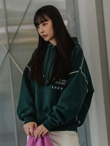 Every Moment Hoodie BK6982_Dark Green - BAKKEN - Modalova