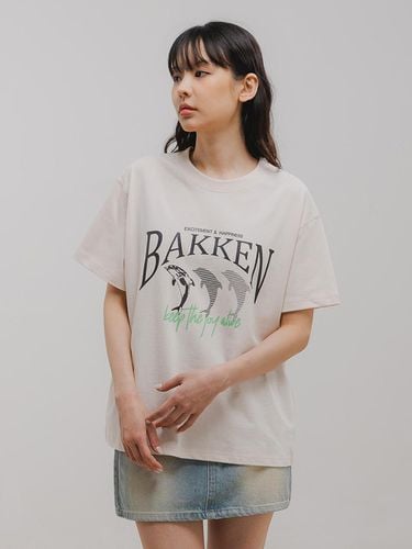 Dolphin Short-sleeved T-shirt BK3997_cream - BAKKEN - Modalova