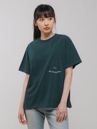 Smile Short-Sleeved T-Shirt BK3993_Green - BAKKEN - Modalova