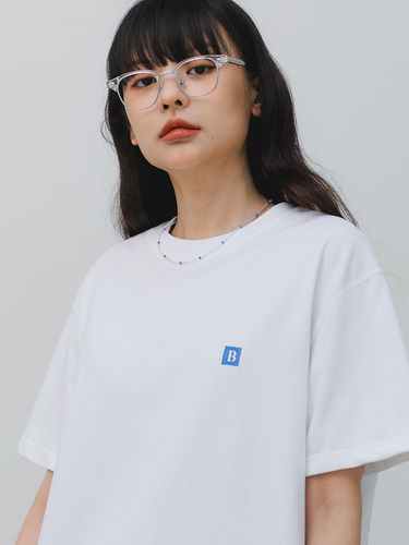 B Square logo Short-Sleeved T-Shirt BK3968_ - BAKKEN - Modalova