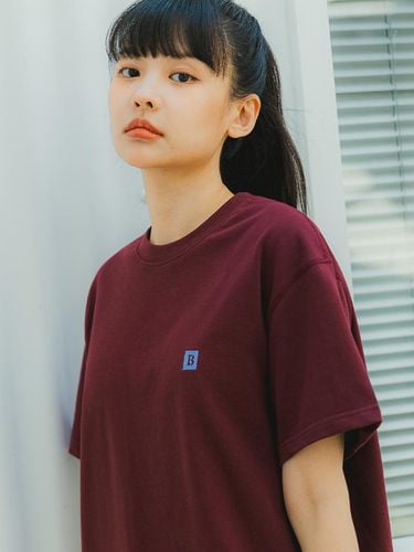 B Square logo Short-Sleeved T-Shirt BK3968_ - BAKKEN - Modalova