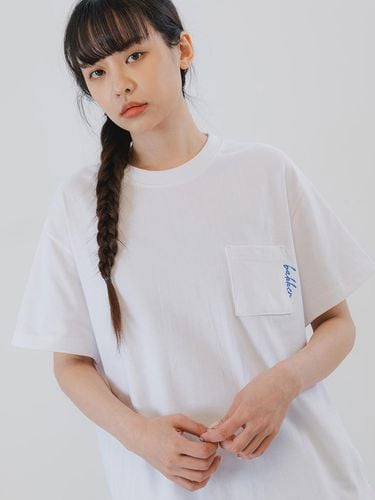 Pocket logo Short-Sleeved T-Shirt BK3976_Wh - BAKKEN - Modalova