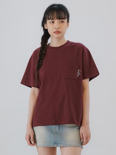 Pocket logo Short-Sleeved T-Shirt BK3976_Wi - BAKKEN - Modalova