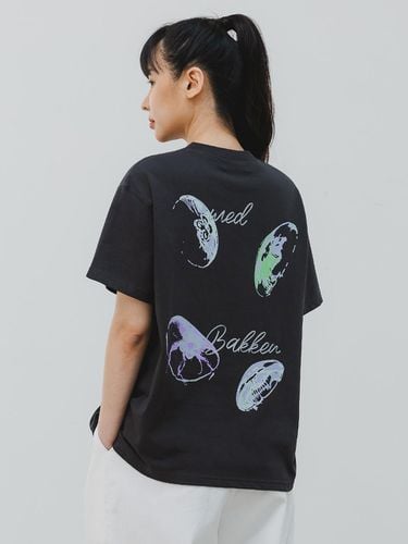 Jellyfish Short-Sleeved T-Shirt BK3969_Char - BAKKEN - Modalova