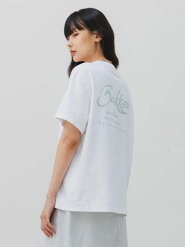 Logo artwork Short-Sleeved T-Shirt BK3982_W - BAKKEN - Modalova