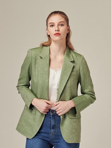 Lauren linen jacket (two-tone linen 100% single ja - RS9 SEOUL - Modalova