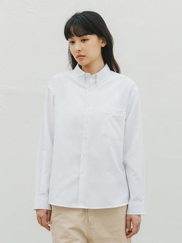 Barken Classic Pocket Oxford Shirt BK8922_White - BAKKEN - Modalova