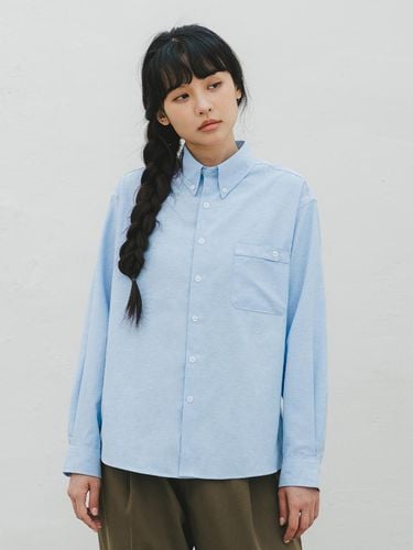 Barken Classic Pocket Oxford Shirt BK8922_Sky Blue - BAKKEN - Modalova