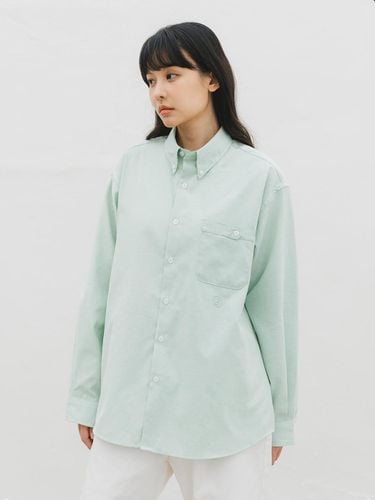 Barken Classic Pocket Oxford Shirt BK8922_GREEN - BAKKEN - Modalova