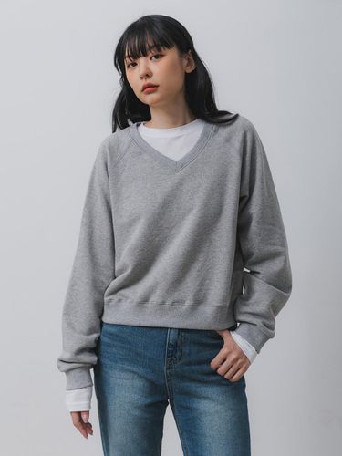 SET][Long-sleeved + sweatshirt] Soft V-nec - BAKKEN - Modalova