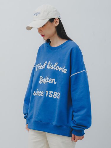 Med Historie Sweat Shirt BK5977_Cobalt Blue - BAKKEN - Modalova