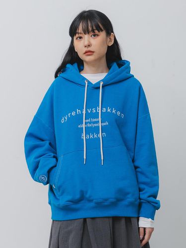 Pocket stitch Hoodie BK6795_Blue - BAKKEN - Modalova