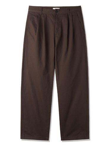 Barken Two Tuck Regular Tapered Cotton Chino Pants - BAKKEN - Modalova