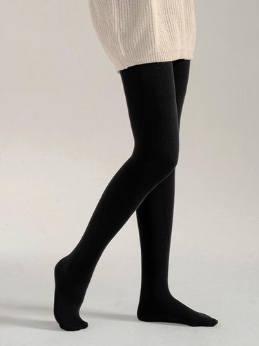 Slim Fit Fur Tights Wool Leggings No Fleece/Increa - DOSSY - Modalova