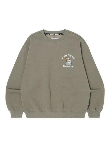 Embroidered cap boy napping sweatshirt KHAKI - ready4next - Modalova