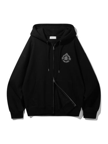 SIGNATURE B Hooded Zip-Up BK76902_Black - BAKKEN - Modalova