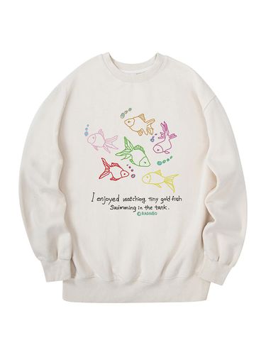 Underwater sweatshirt cream - RADINEO - Modalova