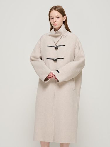 Handy Premium Duffel Wool Long Coat (cream) - ROIDESROIS - Modalova