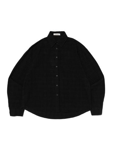 Tone & Warm Napping Checkered Shirt (Black) - ROIDESROIS - Modalova