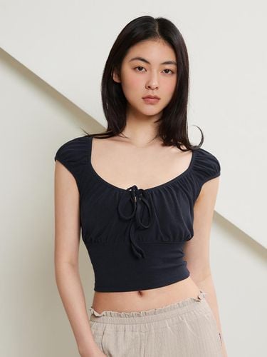 Viva Cropped Top Navy Navy - PARSLEY - Modalova