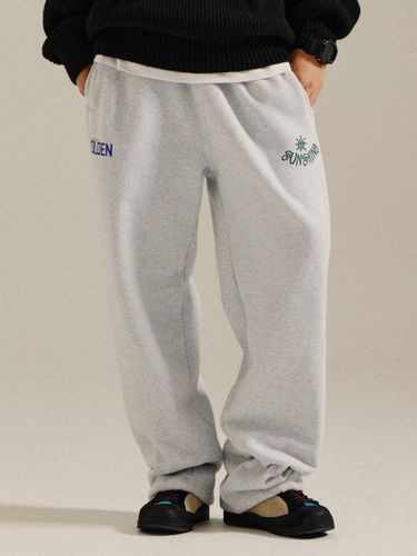 SunShine String Sweatpants WhiteMelange - GoldenSunshine - Modalova