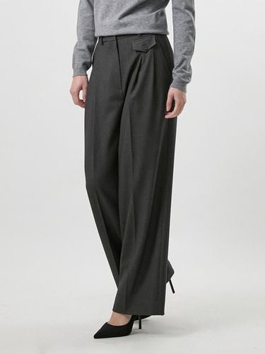 R24LRPT012] Pocket two-tuck wide pants - racoco - Modalova