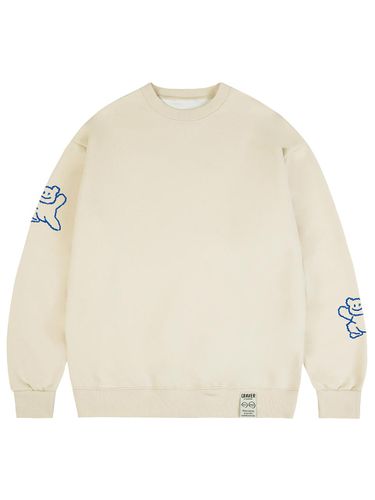 UNISEX] Multi-line Bearsmile Sweatshirt - GRAVER - Modalova