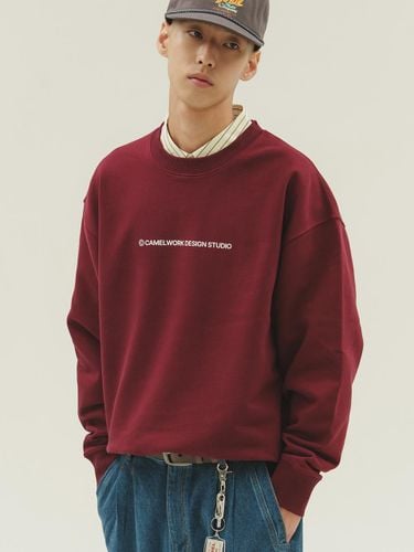 Camel Studio Logo Sweatshirt (Burgandi) - CAMELWORK - Modalova