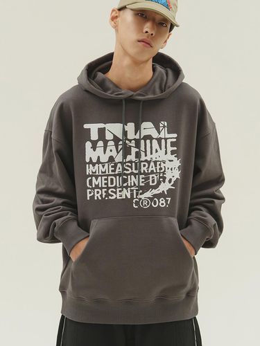 Trial Machine Hooded T-Shirt (Charcoal) - CAMELWORK - Modalova