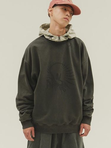 Dinosaur Sweatshirt (Figure Charcoal) - CAMELWORK - Modalova