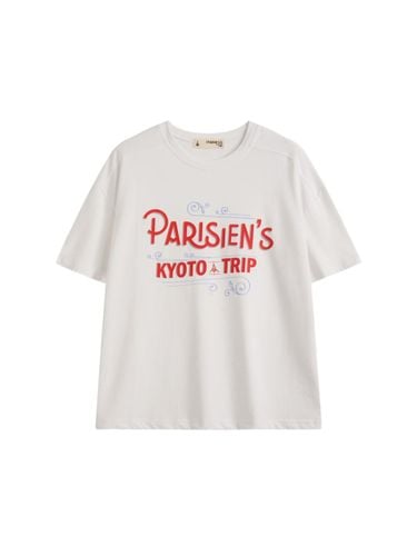 LETTERING T (WHITE) - PARISIEN’S KYOTO TRIP - Modalova