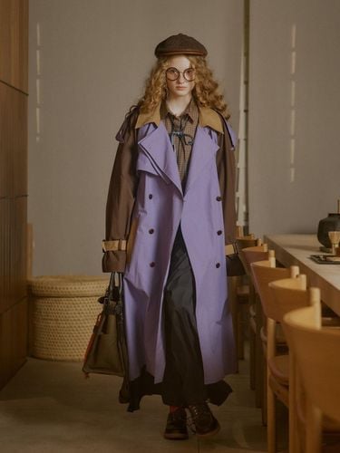 PARISIENNE TRENCH (VIOLET) - PARISIEN’S KYOTO TRIP - Modalova